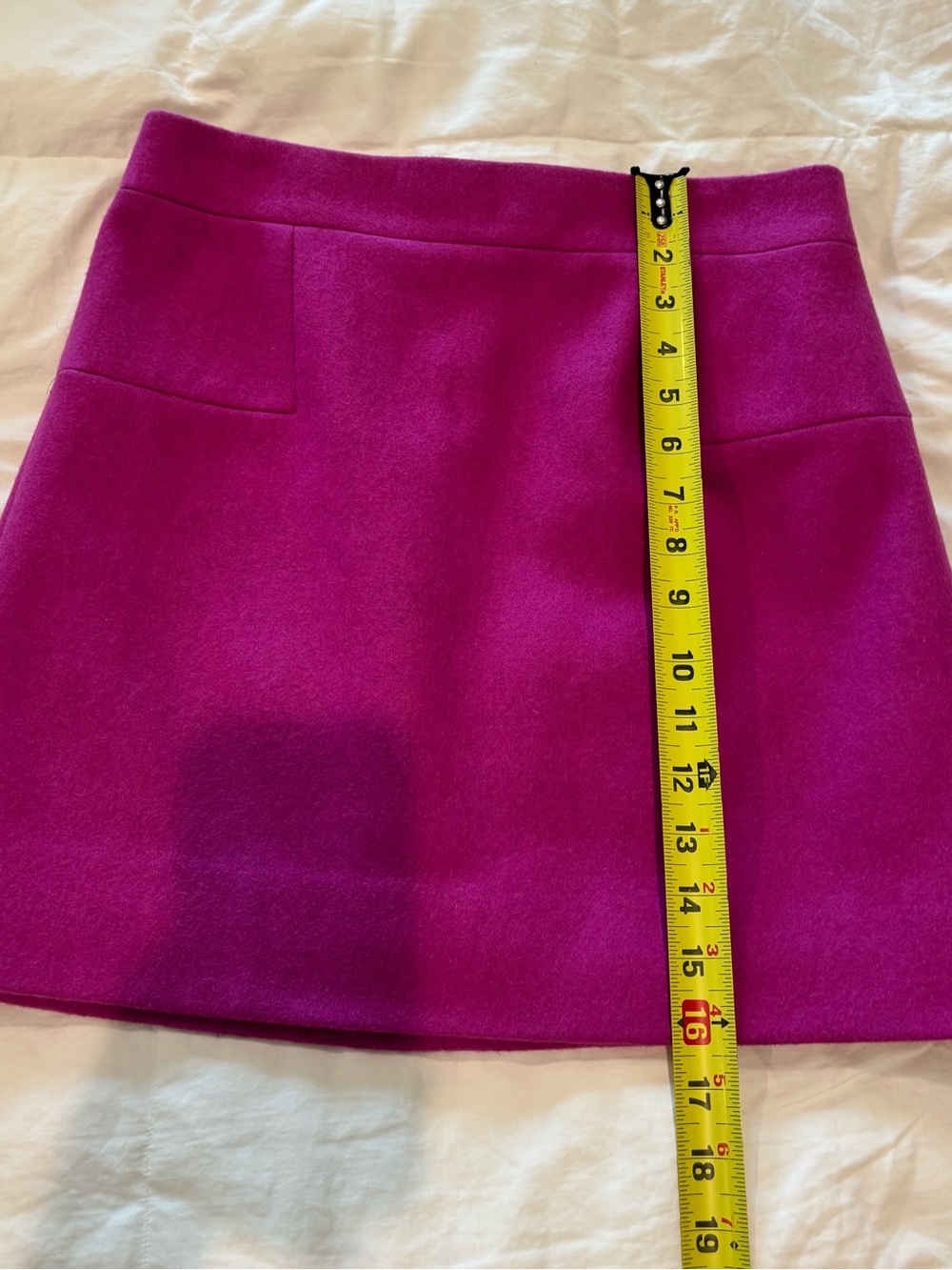 J. Crew Bright Magenta Mini Skirt